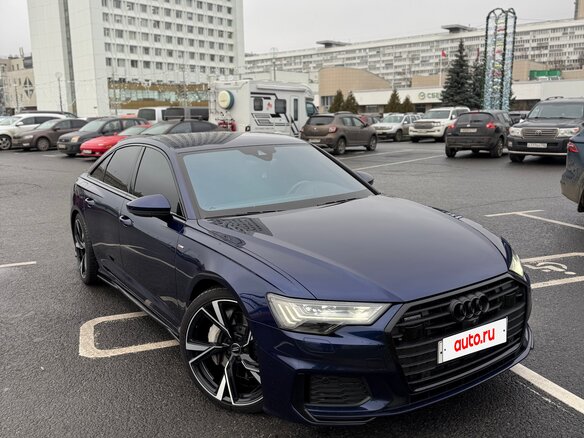 2018 Audi A6 55 TFSI V (C8), синий, 4850000 рублей
