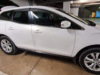 2010 Mazda CX-7 I Рестайлинг, белый, 800000 рублей, вид 3