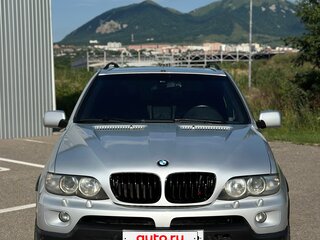 2005 BMW X5 4.4i I (E53) Рестайлинг, серебристый, 1200000 рублей, вид 2