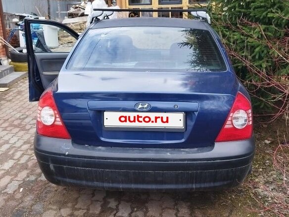 2004 Hyundai Elantra III (XD2) Рестайлинг, синий, 280000 рублей - вид 4