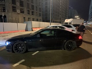 2006 BMW 6 серии 650i II (E63/E64), чёрный, 1120000 рублей, вид 3