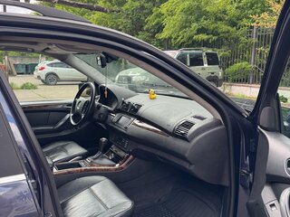 2003 BMW X5 4.4i I (E53) Рестайлинг, синий, 1200000 рублей, вид 5