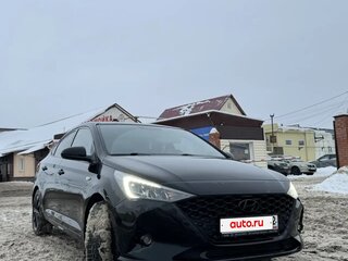 2020 Hyundai Solaris II Рестайлинг, чёрный, 1570000 рублей, вид 2