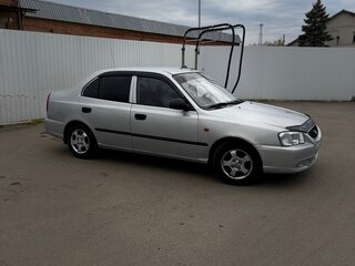 2009 Hyundai Accent ТагАЗ II, серебристый, 460000 рублей, вид 4
