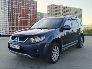 2008 Mitsubishi Outlander II, синий, 880000 рублей, вид 1