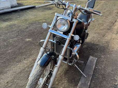 1995 Kawasaki VN400 Vulcan, чёрный, 320000 рублей, вид 4