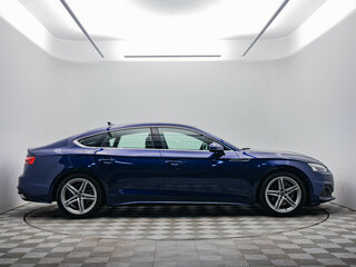 2021 Audi A5 Sportback 40 TFSI II (F5) Рестайлинг, синий, 3196000 рублей, вид 4