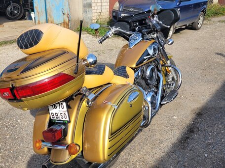 2001 Kawasaki VN1500 Vulcan, золотистый, 550000 рублей, вид 4