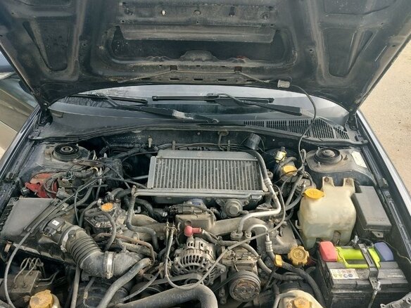 2001 Subaru Outback II, синий, 600000 рублей - вид 7
