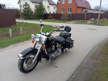 2006 Harley-Davidson Heritage, чёрный, 690000 рублей, вид 5