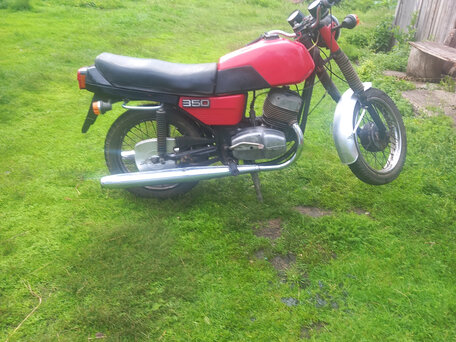 1982 Jawa 350/634, красный, 100000 рублей, вид 2