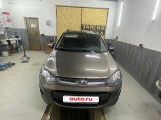 2014 Lada (ВАЗ) Kalina II, коричневый, 420000 рублей, вид 4