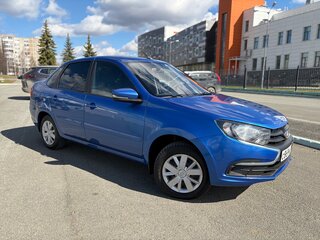 2020 Lada (ВАЗ) Granta I Рестайлинг, синий, 550000 рублей, вид 3