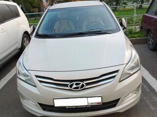 2015 Hyundai Solaris I Рестайлинг, бежевый, 1200000 рублей, вид 1