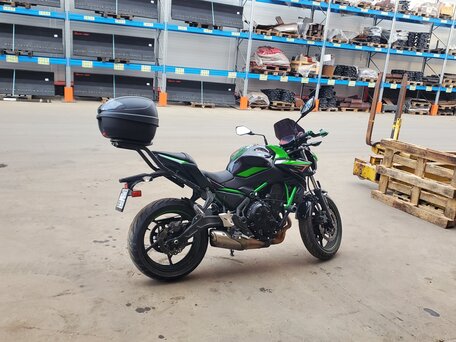 2021 Kawasaki Z 650, зелёный, 700000 рублей, вид 3