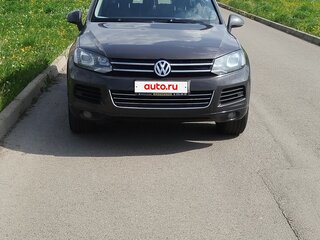 2012 Volkswagen Touareg II, чёрный, 1690000 рублей, вид 2