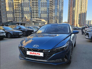 2021 Hyundai Elantra VII (CN7), синий, 1530000 рублей, вид 1