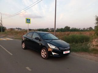 2016 Hyundai Solaris I Рестайлинг, чёрный, 950000 рублей, вид 1