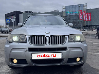 2007 BMW X3 25i I (E83) Рестайлинг, серебристый, 590000 рублей, вид 2