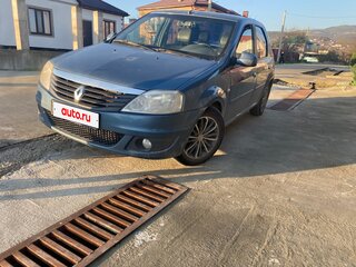 2012 Renault Logan I Рестайлинг, синий, 440000 рублей, вид 1