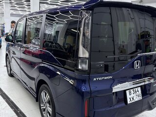 2018 Honda Stepwgn Spada V Рестайлинг, синий, 2700000 рублей, вид 4