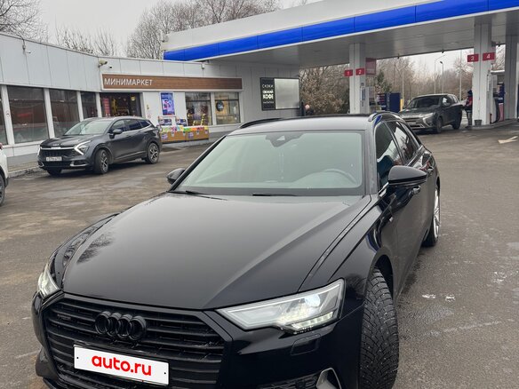 2020 Audi A6 45 TDI V (C8), чёрный, 3750000 рублей