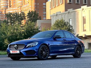 2015 Mercedes-Benz C-Класс AMG 450 AMG IV (W205), синий, 2990000 рублей, вид 1