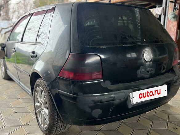 1998 Volkswagen Golf IV, чёрный, 160000 рублей - вид 15