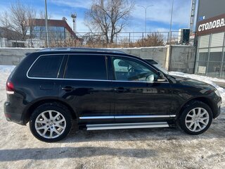 2008 Volkswagen Touareg I Рестайлинг, чёрный, 1200000 рублей, вид 4