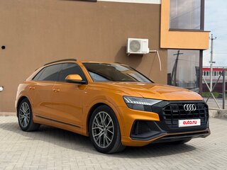 2019 Audi Q8 55 TFSI I (4M), оранжевый, 6000000 рублей, вид 2