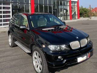 2004 BMW X5 4.4i I (E53) Рестайлинг, чёрный, 1450000 рублей, вид 2