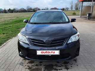 2011 Toyota Corolla X (E140, E150) Рестайлинг, чёрный, 800000 рублей, вид 2