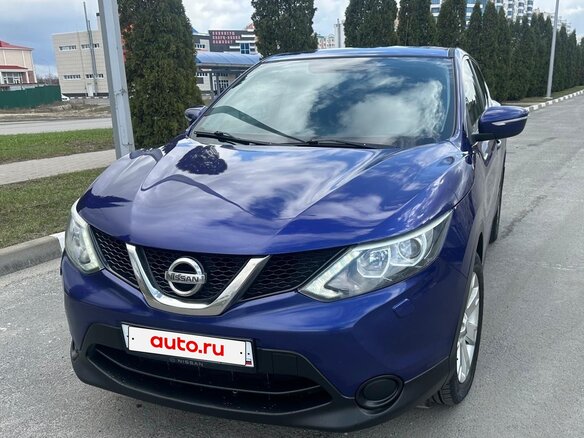 2014 Nissan Qashqai II, синий, 1120000 рублей - вид 2