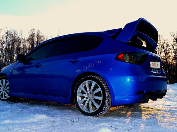2008 Subaru Impreza WRX III, синий - вид 2