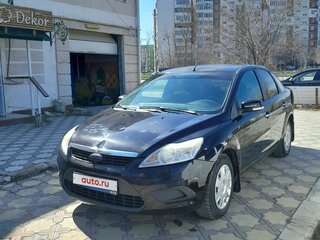 2009 Ford Focus II Рестайлинг, чёрный, 570000 рублей, вид 2