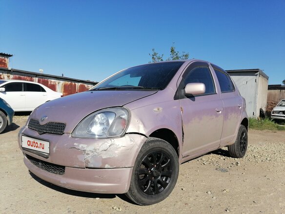 2000 Toyota Vitz I (P10), розовый, 219000 рублей