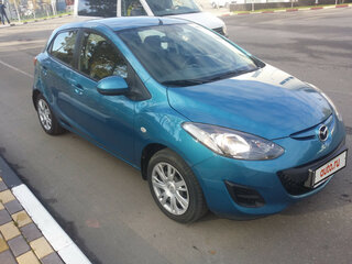 2012 Mazda 2 II Рестайлинг (DE2), голубой, 1500000 рублей, вид 3