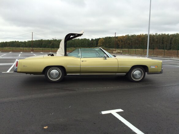 1975 Cadillac Eldorado IX, золотистый - вид 8