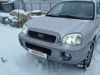 2003 Hyundai Santa Fe I, серебристый, 630000 рублей, вид 3