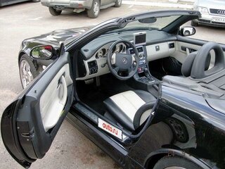 1999 Mercedes-Benz SLK-Класс 230 I (R170), чёрный, 1800000 рублей, вид 1