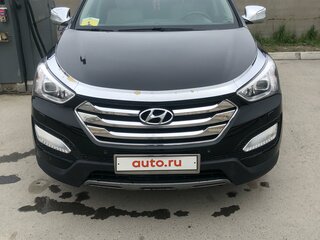 2013 Hyundai Santa Fe III, чёрный, 1865000 рублей, вид 1