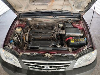 2006 Kia Spectra I Рестайлинг 2, красный, 250000 рублей, вид 2