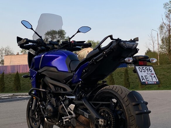 2016 Yamaha MT-09 Tracer (FJ-09), синий, 780000 рублей - вид 1
