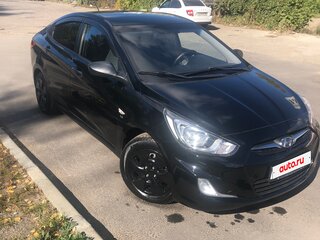 2014 Hyundai Solaris I, чёрный, 859000 рублей, вид 2