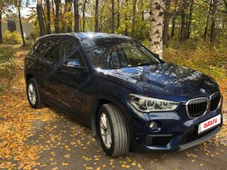 2017 BMW X1 18i sDrive II (F48), синий, 2430000 рублей, вид 1
