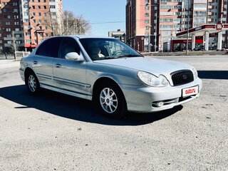 2002 Hyundai Sonata IV (EF) Рестайлинг, серый, 300000 рублей, вид 2