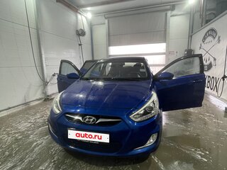 2014 Hyundai Solaris I, синий, 765000 рублей, вид 3