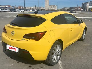 2011 Opel Astra GTC J Рестайлинг, жёлтый, 580000 рублей, вид 3