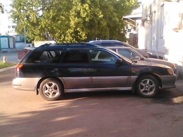 2000 Subaru Outback II, синий, 425000 рублей - вид 6