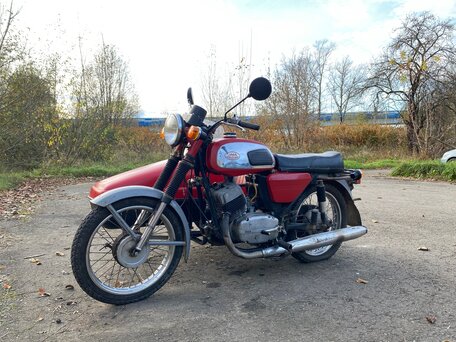 1977 Jawa 350/634, красный, 180000 рублей, вид 2